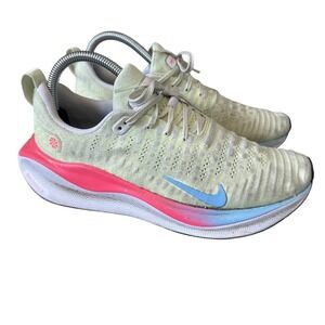 Nike ReactX Infinity Run Flyknit 4 Barely Volt Aquarius Blue‎ Size 9 FZ3968-705